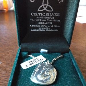Irish Zodiac (Taurus) Necklace.